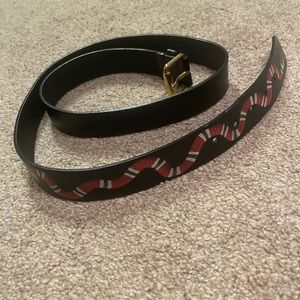 Mens Gucci Snake Belt